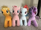 My Little Pony Build A Bear - Bab 16    Stuffed Animal Plush Lot Of 4 Large
