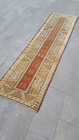 Antique Milas Long Carpet Rug Hand Knotted Anatolian Kitchen Rug Village Decor R