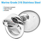 Boat Cam Latch  316 Stainless Steel Marine Hatch Pull With Back Plate  Screws