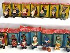 Vintage 1960 s Set Of 18 Disney Hand Painted Disneyland With Boxes Read Desc