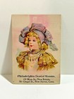 Philadelphia Dental Rooms Beautiful Ornate Woman Hat Dentist Dds Monks1880s