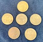 Chuck E  Cheese 25   Coin Rare Arcade Game Token Lot 1983 86   88 Vintage