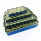 Autoclave Sterilization Tray Case Box With Silicone Pad For Surgical Instruments