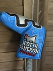 Scotty Cameron Custom Shop Putter Headcover Blue silver Hook   Loop