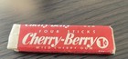 Vintage 1950   s Leaf Four Stick Cherry-berry Gum  Unopened  New Old Stock  Rare