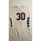 Vtg Usa Made West Georgia Wolves Basketball Jersey  30 Mens 48 White Blue Rare