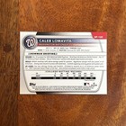Caleb Lomavita Autographed 2025 Bowman Prospects Signed Card  bp-120 - Nationals
