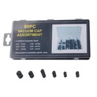 Silicone Hose Cap Vacuum Cap Block Off Assortment Kit For Holley Edelbrock 80pcs