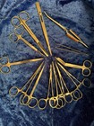 Set Of 13 Surgical Instruments   Stainless   Pakistan   India   Good Condition  