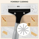 Heavy-duty Floor Scraper  4-inch Razor Blade Scraper Tool  36-inch Long Handle 