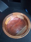 Wooden Bowl With Lid Handles Missing 