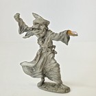 Vtg Gallo Pewter Spell Casting Wizard W  Crystal Jewel Made In Usa 1998 Signed