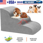 Foam Pet Stairs 3 Step Dog Cat Steps Non-slip Cover For Bed Couch - Prefixed