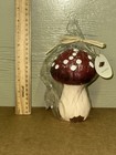 Red White Polka Dot Mushroom Candle Wrapped Gift Decor Neck Of The Woods New