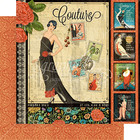 Graphic 45 Couture Bundle   12x12 And 8x8 Pads Stickers Chipboard  ships Free  