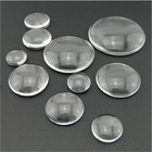 1 Pack Glass Cabochons 6   60mm Round Clear Flat Back For Diy Jewelry Magnifying