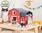 Terra By Battat     20 Pieces Wooden Animal Barn Toy Set     Farm Animals   Play