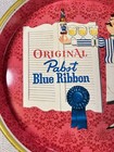 Vintage Pabst Blue Ribbon Beer Metal Serving Tray  13 