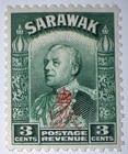 Travelstamps  1934 Sarawak Stamps Sg   152 - 3c Sir Charles V  Brooke Mint Mogh