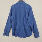 Calvin Klein Slim Fit Men s Xl Button Down Long Sleeve Dress Shirt Patterned 562