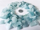 Sea Glass  Genuine Surf Tumbled From Japan   light Blue   210g