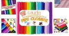 Large 3000-piece Colorful Chenille Stems And Wiggle Eyes For Creative Crafts