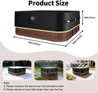 Hot Tub Cover Cap Square 85 X 85 Inch Hot Tub Cover Protector Replacement Outdoo