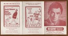Regent Theater Handbill Flyer Advertisement  Vintage 1963  Gregory Peck