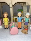Vintage Little Tikes Pink Grandma   s House W  Grandparents  Baby  Kitchen  Van  