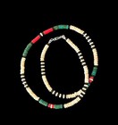 Native American Buffalo Bone Heishi Necklace