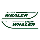 Set Of 2 Decals For Boston Whaler Boat Hull Stickers  Free Shipping W tracking  
