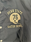 Vtg Penn St University Blue Xl Coach Jacket Team Issued   1985 Orange Bowl Pin