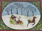Bucilla 2832 Winter Wonderland Jeweled Panel Kit Vintage Sealed Christmas New