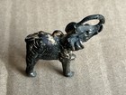 An Old Antique Hand Carvings Brass Elephant Figurine Or Pendant  Collectable