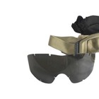 Usgi Ess Profile Nvg Terrain Tan Goggles Clear Lens W  Carrying Case