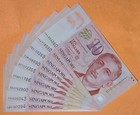 Singapore 10 Dollars Nd 2004   2019  P48a1 48a2 48b c g i k m Unc - Polymer