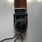 Vintage Sekonic L-6 Photoelectric Exposure Light Meter W chain And Leather Case