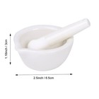 2 5inch Pills Crusher  Grinding Bowls  Ceramics Mortar And Pestle porcelain