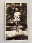 Vintage 1920   s Candid Photo Young Pretty Lady Girl Fishing Stringer Full Fish