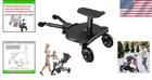 Compact Buggy Board For Strollers Holds Kids Up To 55 Pounds Perfect For Travel
