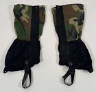 Us Military Adventure Tech Gore-tex Gaiters Woodland Camo