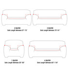 Printed Stretch Sofa Covers Soft Spandex Chair Couch Cover Protector Slipcover 