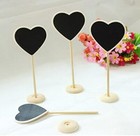 Mini Chalkboard Wooden Stand Blackboard Wedding Table Display Board Message Sign