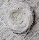 Scrapbook Mixed Media Fibers Junk Journal Embellishments 24 Yards White Mix
