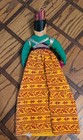 Vintage Indian Long Hand Painted Female Puppet - From A Museum Collection