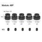 48p Pinion Gear Set 3 175mm Shaft 18t 19t 20t 21t 22t Motor Gears  5pcs