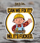Bob The Builder Waterproof Vinyl Sticker Decal  Funny Sticker