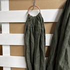 Kyte Baby 100  Linen Ring Sling Olive Green Baby Wrap Carrier Pocket
