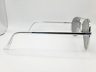 Stylish Womens Pilot Style Sunglasses With Black Tint Mirror Lens Silver Frame