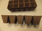 100 Cells Jiffy Strips Peat Pots -10 Cells Per Strip - Fills 2 Seedling Flats